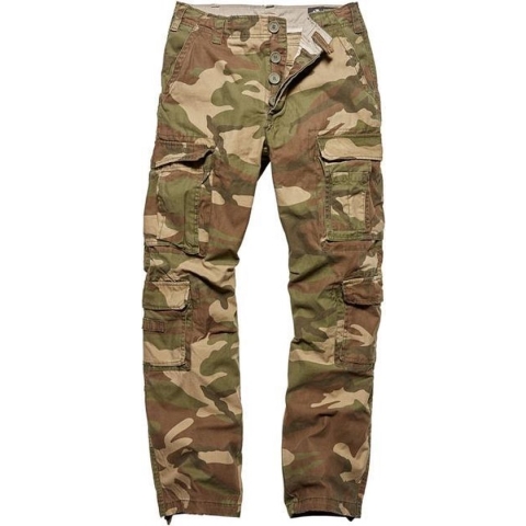 Vintage Industries Pack pants woodland camo