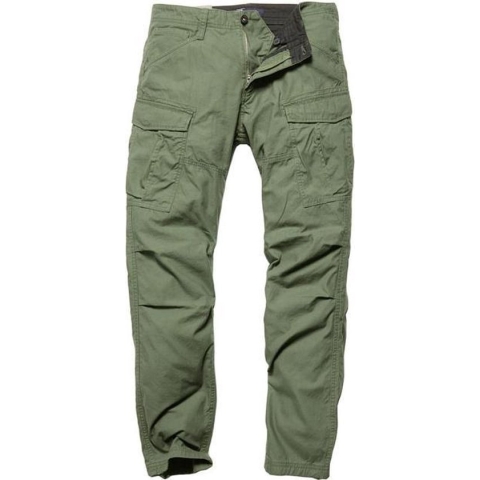 Vintage Industries Lester pants slimfit olive