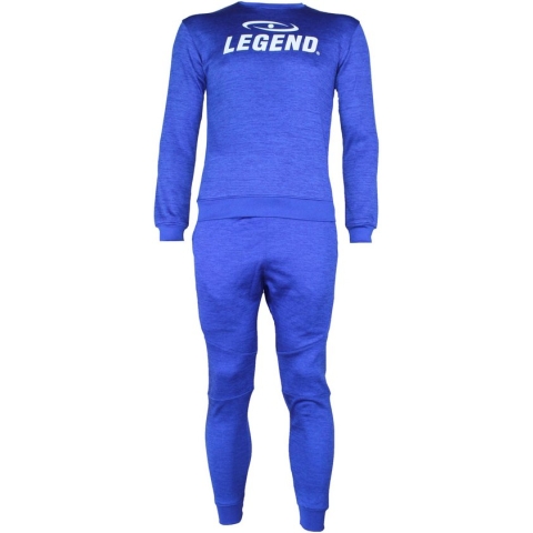 Joggingpak met Sweater Kids/Volwassenen Blauw SlimFit Polyester  6-7 jaar