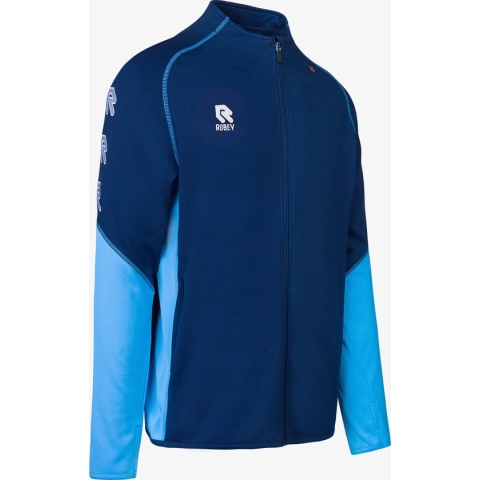Robey Performance Full-Zip Jacket - Navy/Sky Blue - M