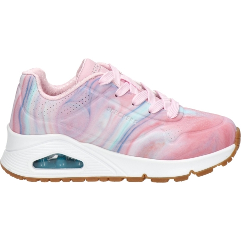 Skechers Uno Gen1 - Marble Sweetheart Meisjes Sneakers - Roze/Multicolour - Maat 31