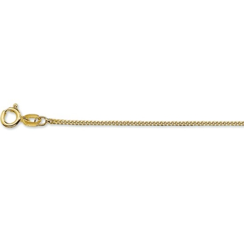 Collier Gourmette 4-zijdes Geslepen 1,0 Mm 41 - 43 - 45 Cm