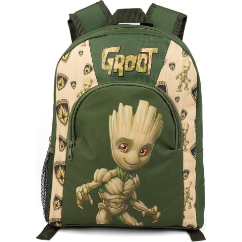 Marvel Groot Rugzak Voor Kinderen | Girls Boys Green Guardians of the Galaxy Character Rugzak