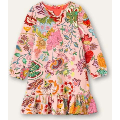 Dreamy jersey nightgown 31 AOP Amelie Sits Rose Pink: 110/5yr