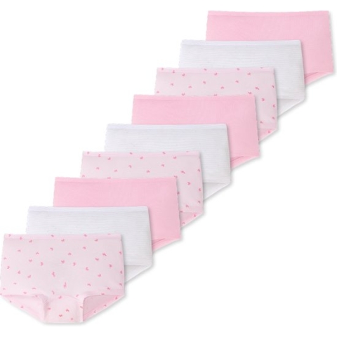 Schiesser Meisjes shorts 9 pack Kids Girls 95/5 Organic Cotton
