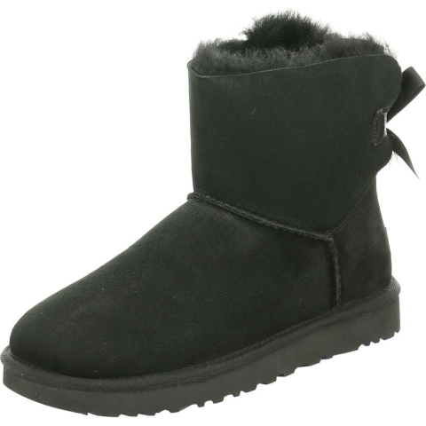 UGG Mini Bailey Bow II Dames Laarzen - Black - Maat 41