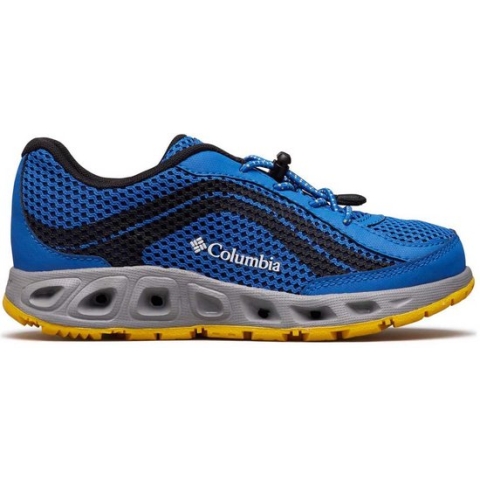 Columbia Drainmaker IV Schoenen Kinderen, stormy blue/deep yellow Schoenmaat US 12,5 | EU 30