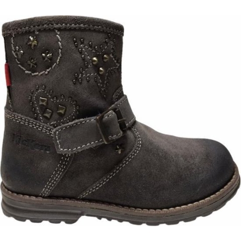 Kickers studs rits laarsjes alexis grijs mt 26