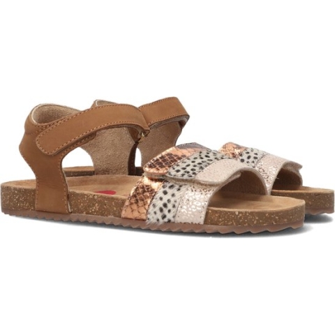 Sandalen | Meisjes | Brown Animal | Leer | Shoesme | Maat 32