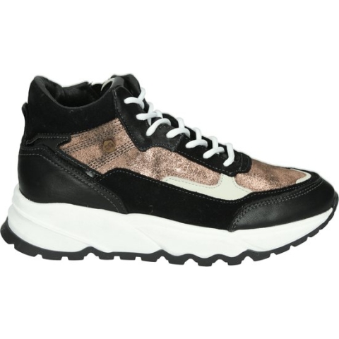 Giga Shoes G4167 - Kinderen MeisjesHalf-hoog - Kleur: Zwart - Maat: 37