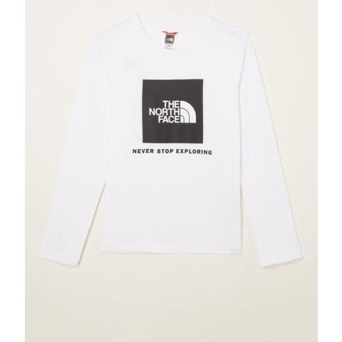 The North Face Longsleeve met logoprint Kids - Maat L (134-140)