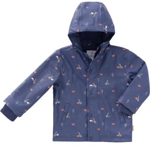 Fresk Regenjas Rabbit mood indigo 4 yrs