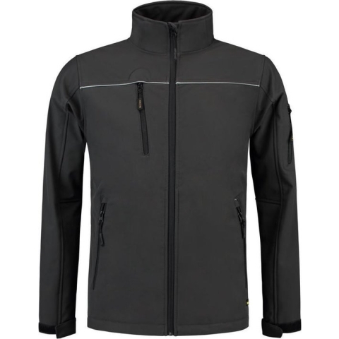 Tricorp Softshell Luxe Kids 402016 - Donkergrijs - Maat 140