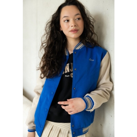 LOOXS 10sixteen 2331-5200-150 Meisjes Jas - Maat 116 - Blauw van 100% polyester