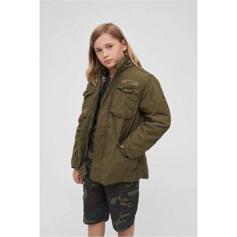 Brandit Kinder Jacket -Kids 158/164- M65 Giant Groen