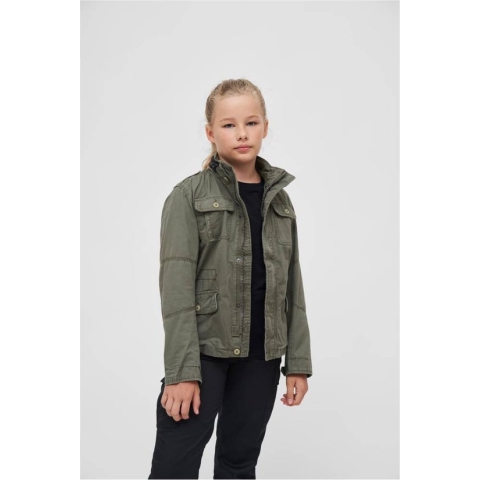 Brandit - Britannia Kinder Jacket - Kids 170/176 - Groen