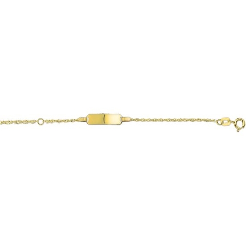 Graveerarmband Singapore Plaat 5 Mm