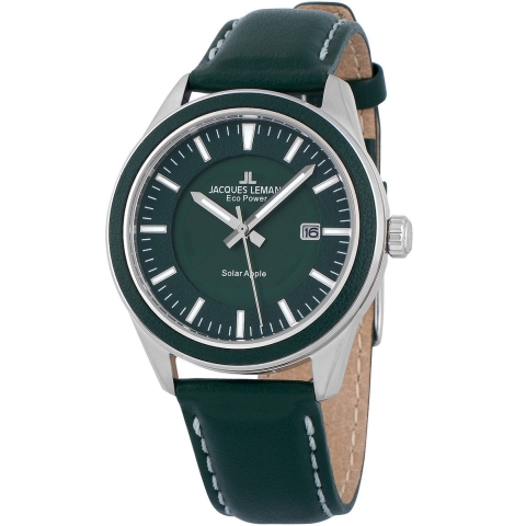 Jacques Lemans 1-2116B Eco Power Apple herenhorloge 40 mm 10ATM