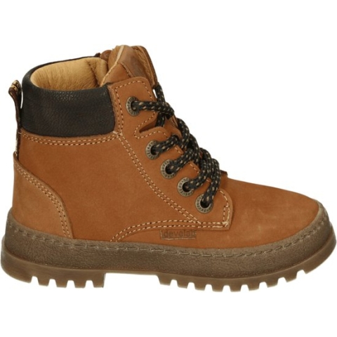Develab 45841 - Kinderen Half-hoog - Kleur: Cognac - Maat: 25