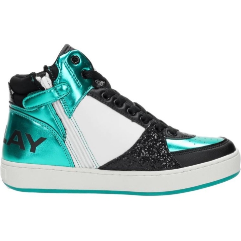 Replay Cobra 7CC Sneakers Hoog - groen - Maat 30