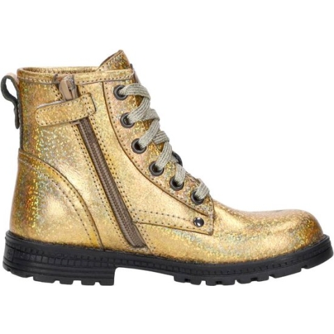 KEQ Veterschoen hoog Veterschoen hoog - goudkleur - Maat 29
