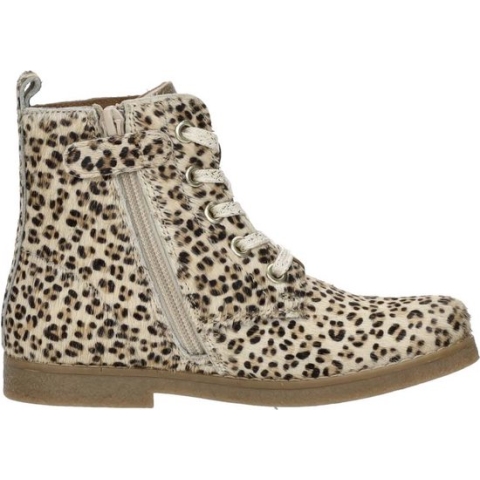 KEQ Veterschoen hoog Veterschoen hoog - beige - Maat 24