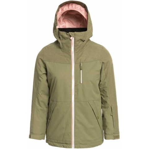 Roxy Presence Insulated Parka Ski/snowboard Jas (girl's 8-16) - Deep Lichen Green