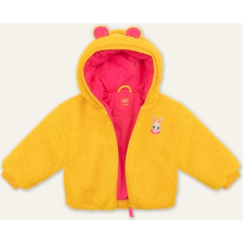 Vivi sweat cardigan 46 Fake fur Yellow: 104/4yr
