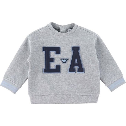 Emporio Armani - kinderkleding - Sweater - Grijs - 12 mnd - maat 74