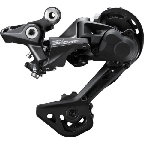 Achterderailleur 10/11-speed Shimano Deore M5120 SGS - directe montage - zwart