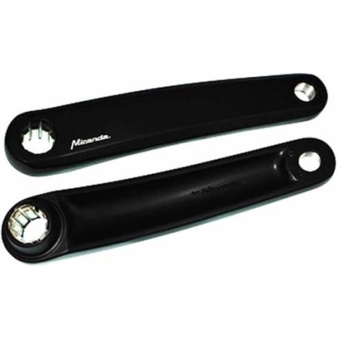 Miranda Set Cranks E-bike Aluminium 170 Mm Zwart