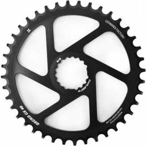 LEONARDI RACING Gecko CX/Gravel Cannondale Direct Mount Kettingblad - Black - 42t