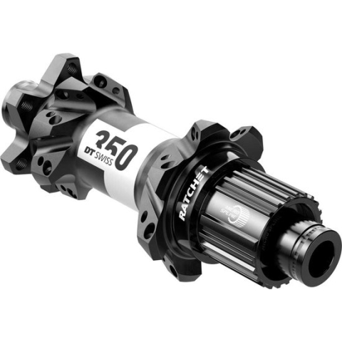 DT Swiss achternaaf 350 Straightpull SH 12V ATB Boost Disc IS aluminium 28G 148/12mm zwart