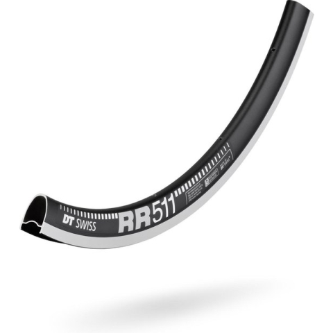 DT Swiss RR 511 Velg 28", zwart Uitvoering 24H