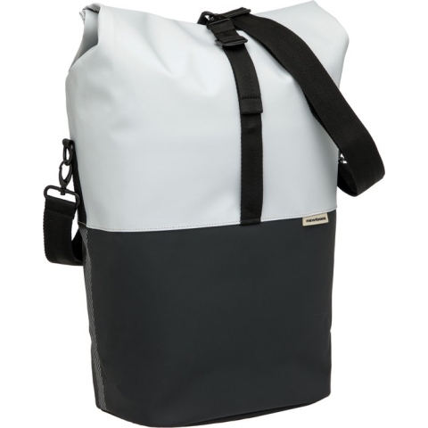 Fietsshopper New Looxs Nyborg 17L 30 x 17 x 37 cm - lichtGrijs/Zwart