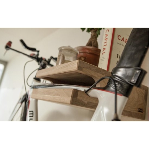 BOTL Amsterdam #1 - 100% EIK - "No Finish" - Fiets ophangsysteem - Muurbeugel fiets - Fietsbeugel - fiets ophangbeugel - Fietshanger - Fiets hanger muur - fiets ophang systeem - Fiets muurhaak - Fiets hanger - Fiets ophangen - Fiets Muurbevestiging