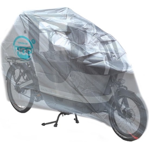 CUHOC Bakfietshoes geschikt voor Gazelle Makki Load - Zilver - Beschermhoes bakfiets - DIAMOND label
