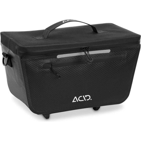 ACID Fietstas TRUNK PRO - Waterbestendig - Reflecterende elementen - Inh. 14L - TPU - Zwart