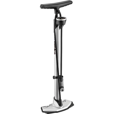 Union Vloerpomp aluminium bp-12f met drukmeter sv/av zilver