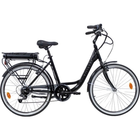 Villette le Debutant, elektrische fiets, 26 inch, 6 versnellingen, zwart