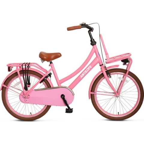 Antilope Mini Cargo Transport 22 Inch Meisjesfiets Roze