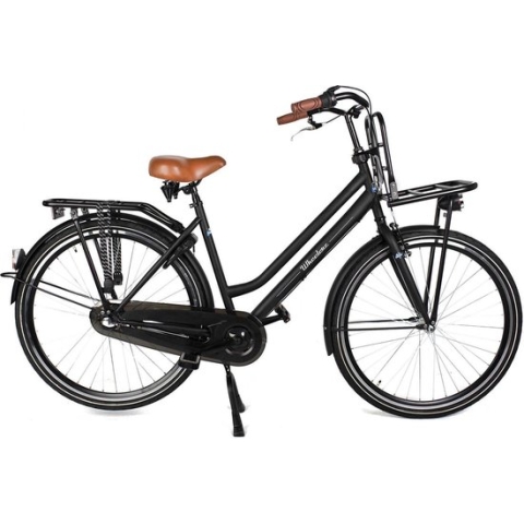 Wheelerz.nl transportfiets 28 inch 57 cm matzwart | unisex | GRATIS RIJKLAAR GELEVERD!