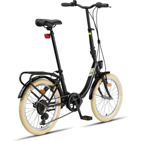 Pacto Eight 20 inch Vouwfiets 6v Zwart