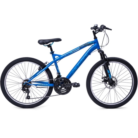 Huffy Extent 24 Inch Kinderfiets Shimano 18 versnellingen Mountainbike voor Jongens en Meisjes 8+ jaar - Blauw