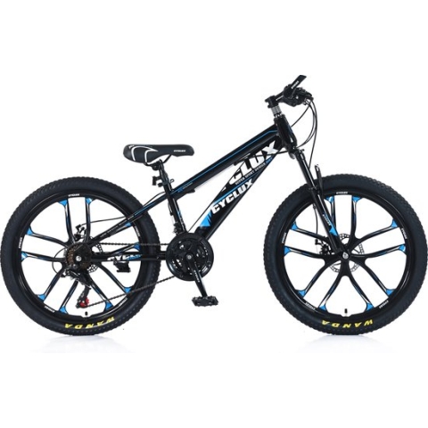Cyclux Road Bike Jongensfiets Mtb 26 Inch 21 Speed Shimano Blauw