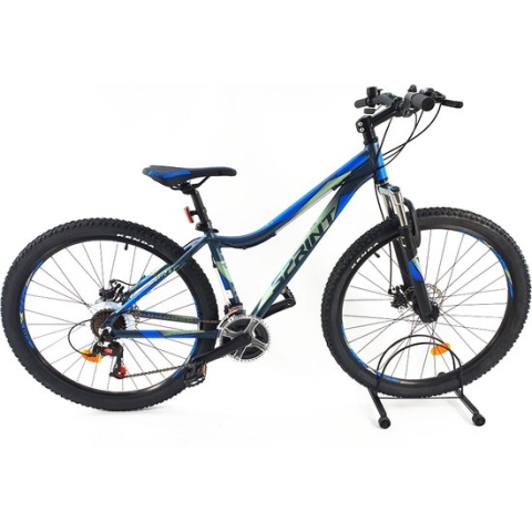Sprint Hunter - Mountainbike - 27.5 inch - Fiets met 21 versnellingen Shimano - Blauw - Framemaat: 40 cm