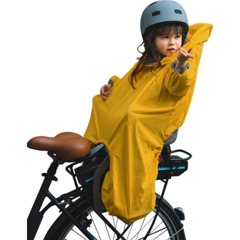 RAINETTE - Regenponcho voor kinderzitje Geel - regenponcho kinderen - regenponcho fiets - regenponcho peuter -kinderponcho jongen-kinderponcho meisje