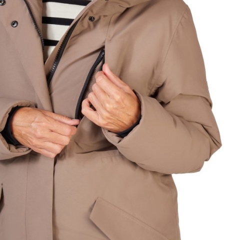 Winterregenjas Vancouver taupe
