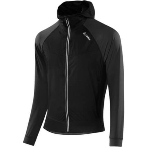 Loeffler jas Mountain Sports Light Hybrid met capuchon - Zwart