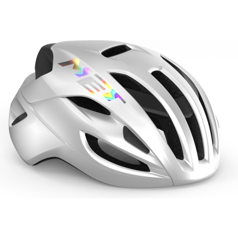 MET Rivale MIPS Fietshelm - Maat M - White Holographic Glossy